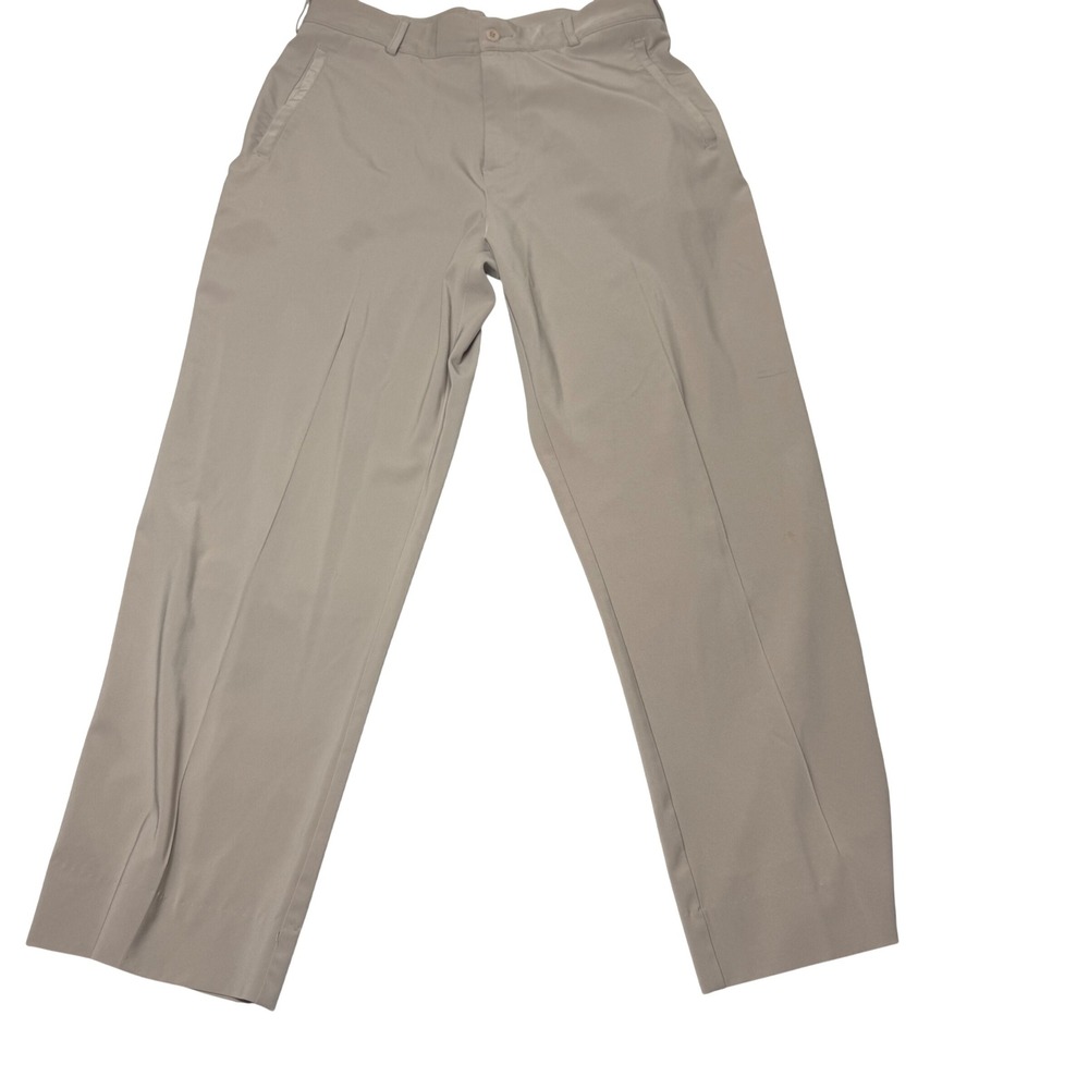 Nike Golf Pants Mens 34 W Khaki FitDry Performance Stretch Chinos